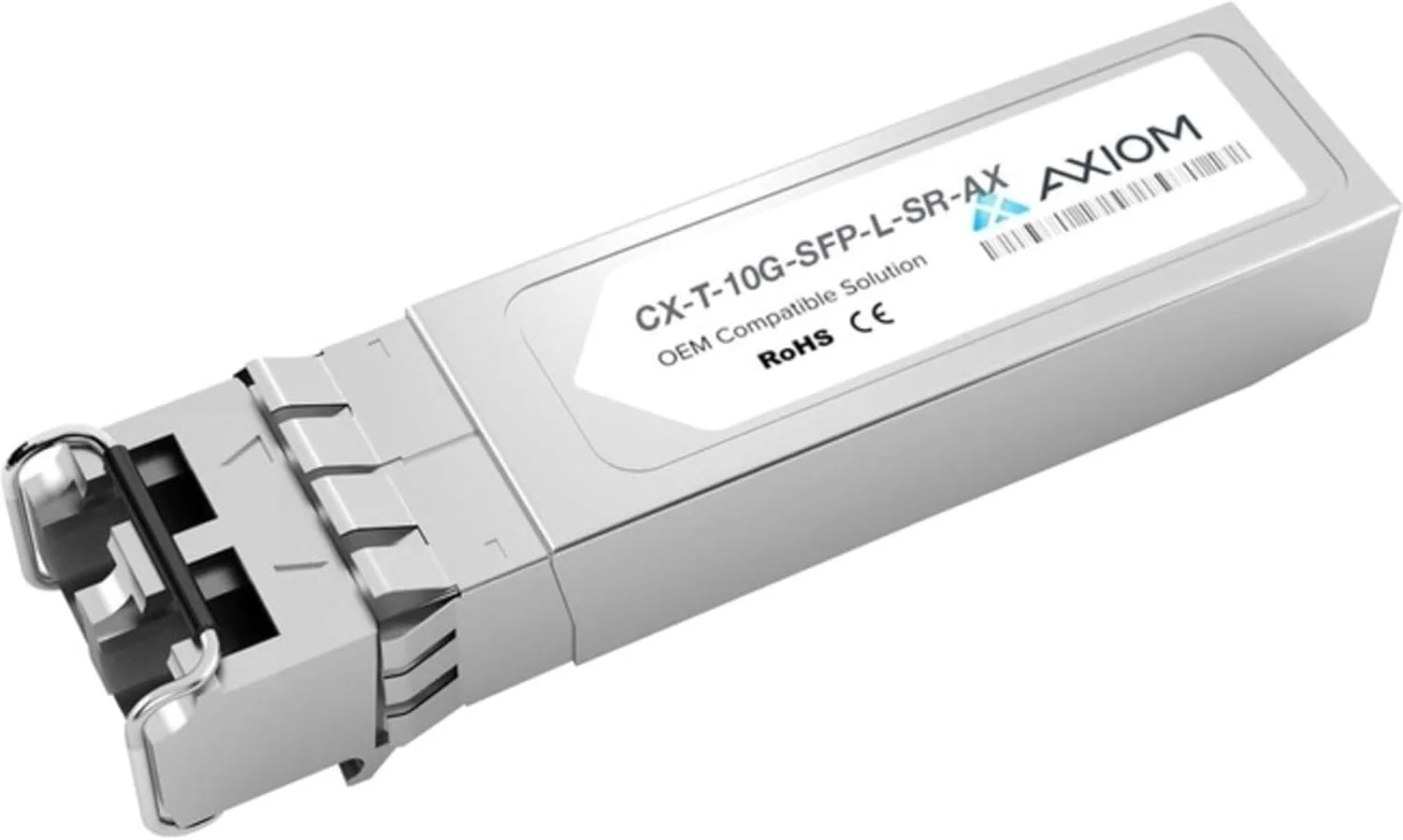 فرستنده و گیرنده Axiom 10GBASE-SR SFP+ برای Cumulus - CX-T-10G-SFP-L-SR - برای شبکه نوری، شبکه داده - 1 پورت 10GBase-SR - فیبر نوری 10 گیگابیت