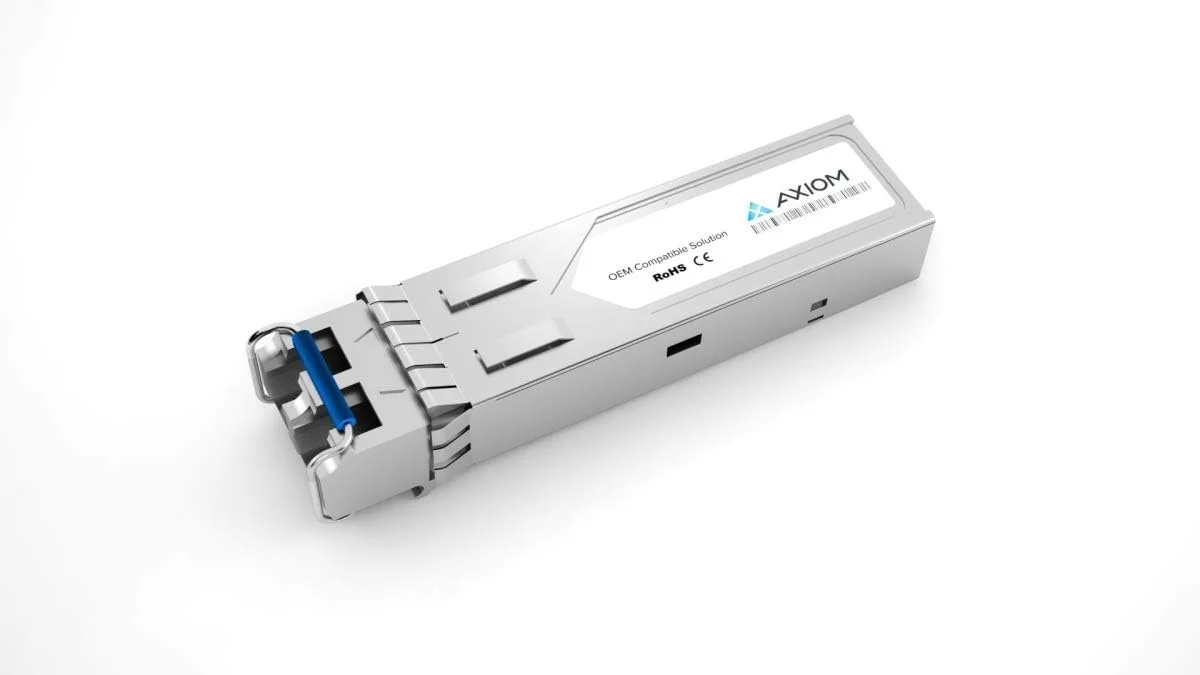 ماژول فرستنده و گیرنده SFP (Mini-GBIC) آکسیوم EX-SFP-GE10KT14R13-AX (معادل: Juniper EX-SFP-GE10KT14R13) - گیگ اترنت - 1000Base-BX-D - LC Single-Mode - u