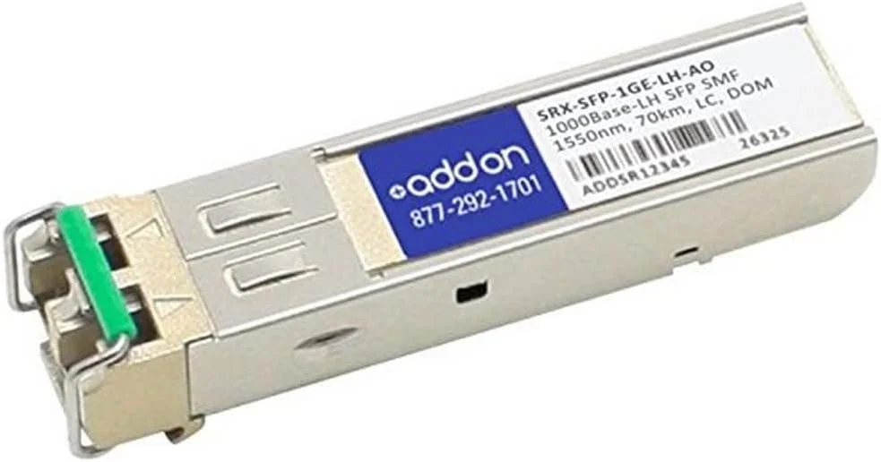 ماژول فرستنده و گیرنده SFP Mini-GBIC تک حالته LC Addon-Networking (SRX-SFP-1GE-LH-AO)