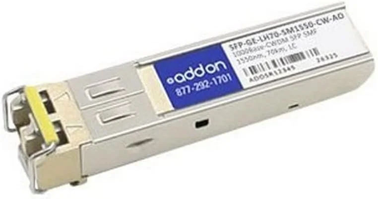 ماژول فرستنده و گیرنده SFP Mini-GBIC Addon-Networking، LC Single Mode (SFP-GE-LH70-SM1550-CW-AO)