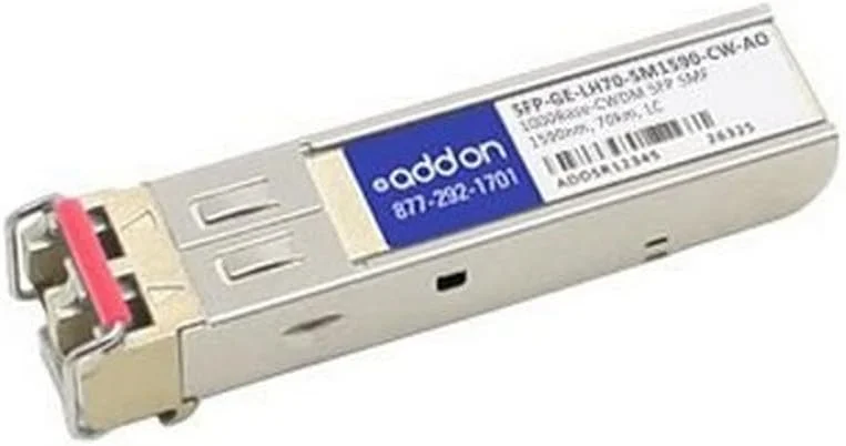 ماژول فرستنده و گیرنده SFP Mini-GBIC Addon-Networking، حالت تک حالته LC (SFP-GE-LH70-SM1590-CW-AO)