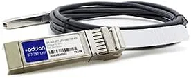 کابل شبکه فیبر نوری AddOn با سرعت 1.25 گیگابیت بر ثانیه - 7 متر - 1 پورت SFP+ - 1 پورت SFP+ مدل AH-ACC-SFP-10G-DAC-7M-AO