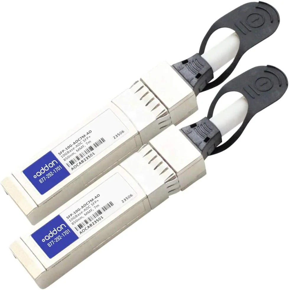 کابل شبکه فیبر نوری AddOn مدل SFP-10G-AOC7M-AO