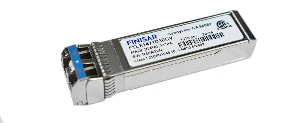 فرستنده و گیرنده نوری دو سرعته 10G/1G Finisar 163-10G با برد 10 کیلومتر مدل FTLX1471D3BCV