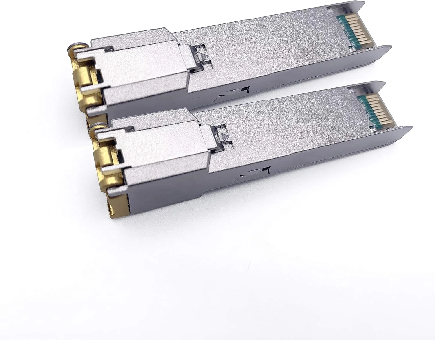 فرستنده و گیرنده مسی چند نرخی 10/100/1000Base-T با پورت RJ45 و SFP با سرعت 1.25 گیگابیت (بسته 2 عددی)