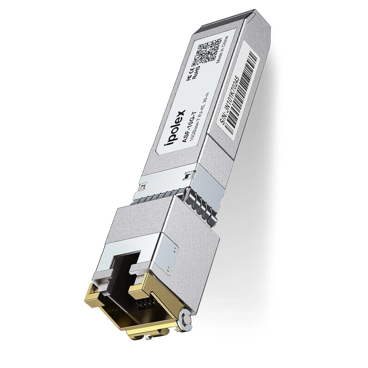 فرستنده و گیرنده مسی 10G SFP+ RJ45 ایپولکس، ماژول 10GBase-T RJ-45 SFP+، سازگار با HPP، HP Aruba (CAT6a/CAT7، 30 متر)