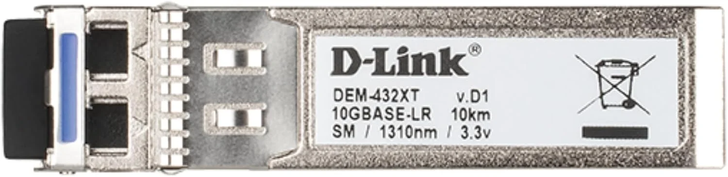 ماژول فرستنده و گیرنده نوری اترنت 10 گیگابیتی D-Link تک حالته 10GBASE-LR SFP+ (DEM-432XT)