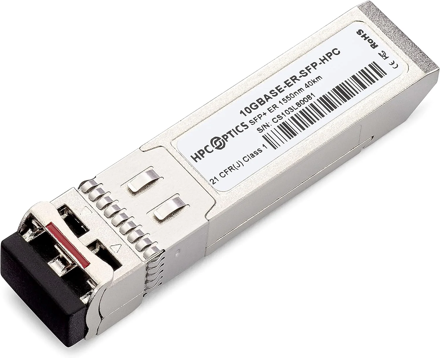 فرستنده و گیرنده سازگار با Meraki MA-SFP-10GB-ER 10GBASE-ER SFP+ | 10G ER 40KM 1550NM MA-SFP-10GB-ER-HPC