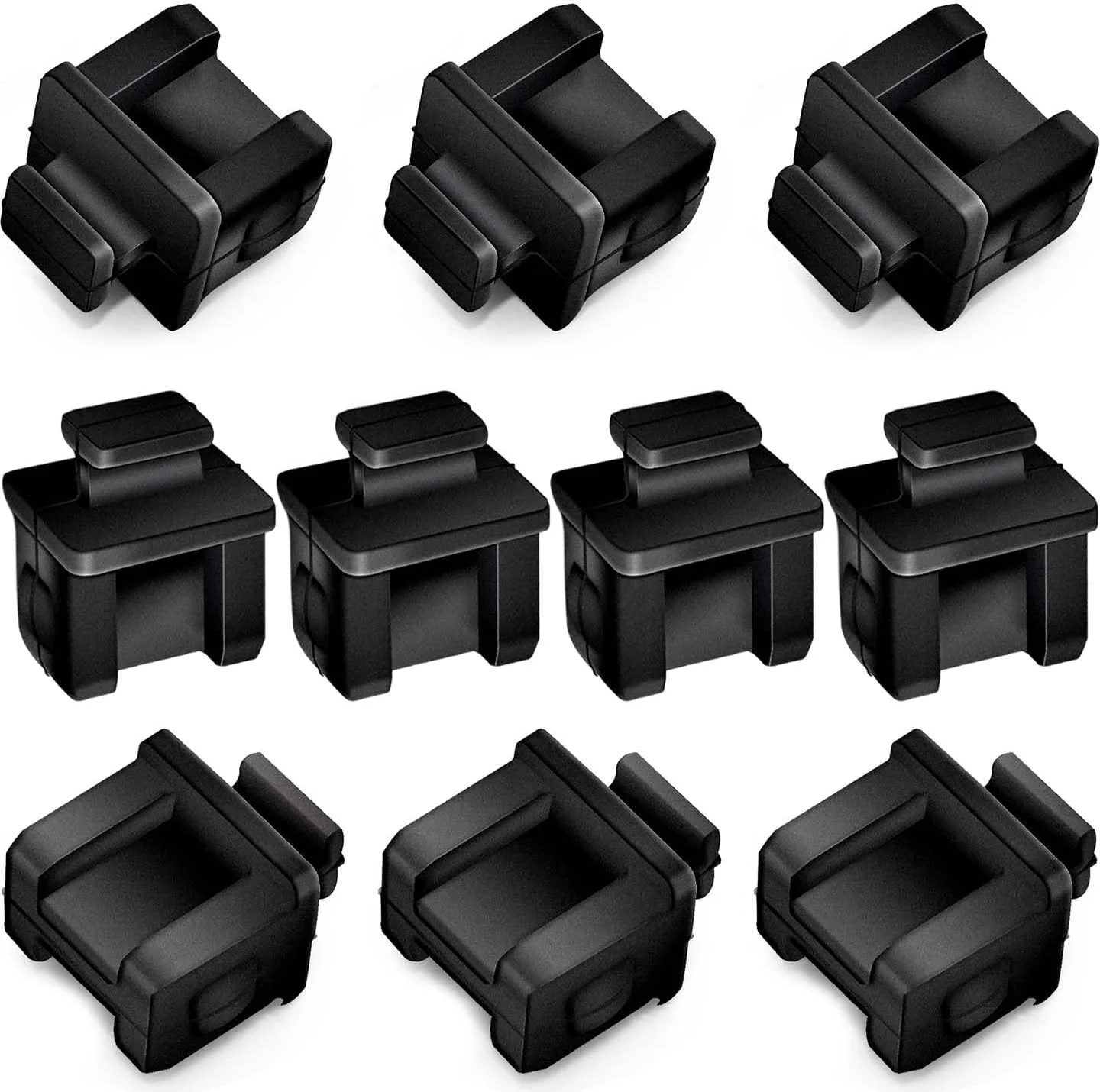 درپوش محافظ پورت SFP، مناسب برای اسلات باز SFP/SFP+ روی سوئیچ/روتر شبکه/کارت رابط شبکه، سیلیکون نرم و بادوام، بسته 20 عددی