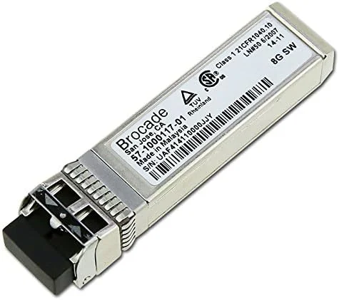 فرستنده و گیرنده فیبر نوری 8 گیگابایت FC 850 نانومتر SWL SFP DCX GBIC مدل XBR-000163 با شماره قطعه 57-1000117-01