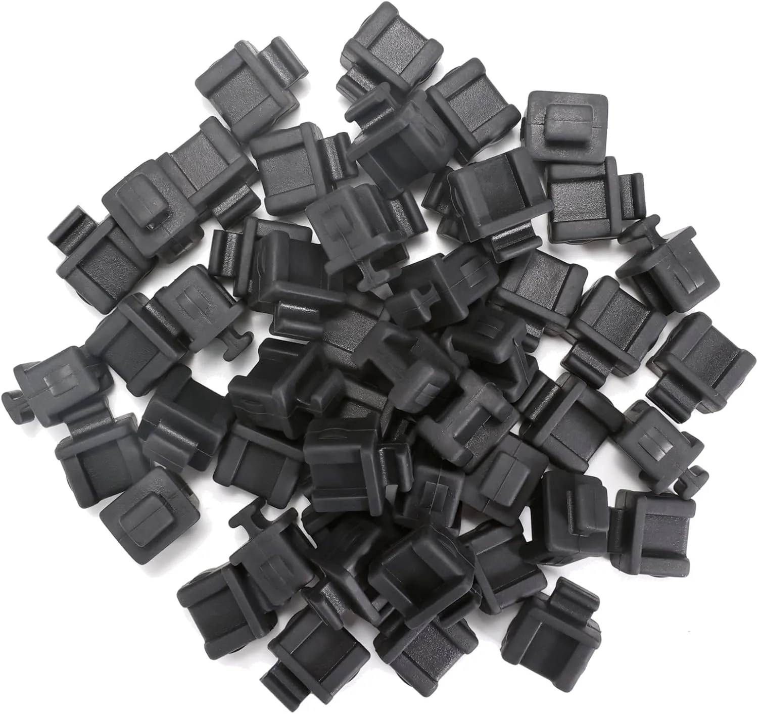 درب ضد گرد و غبار SFP برای پورت SFP SFP+، درپوش های ضد گرد و غبار فیبر نوری، محافظ پورت برای سوئیچ، کارت شبکه، روتر، مبدل های رسانه، 50 عدد