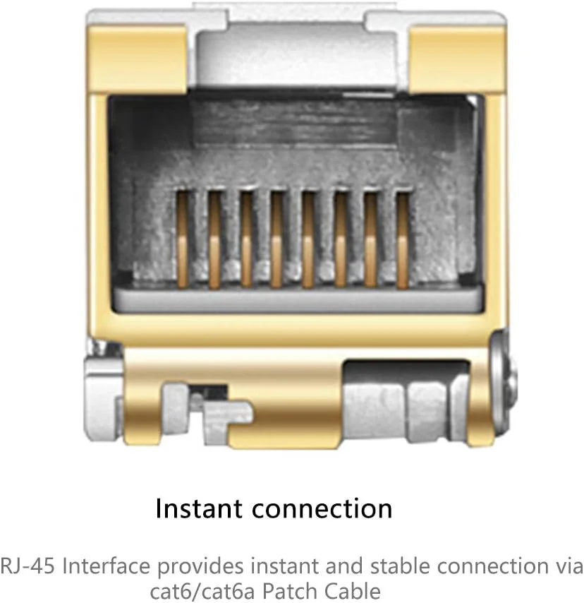ماژول فرستنده و گیرنده مسی 10GBASE-T SFP+ RJ-45 30 متری سازگار با ADOP برای Extreme 10338