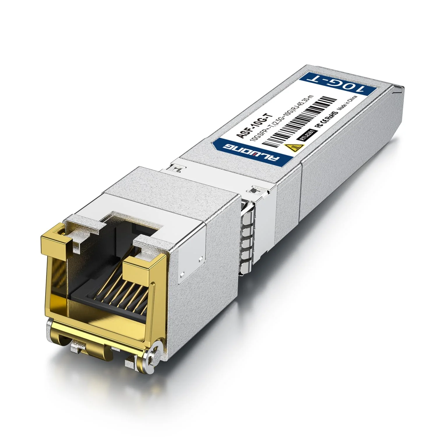فرستنده و گیرنده 4 عددی 10GBASE-T SFP+، ماژول مسی چند نرخی 2.5/5/10G SFP+ به RJ45 سازگار با Cisco SFP-10G-T-S، Ubiquiti UniFi UF-RJ45-10G، Meraki، MikroTik S+RJ10، Netgear، D-Link و غیره. فرستنده و گیرنده 4 عددی 10GBASE-T SFP+، ماژول مسی چند نرخی 2.5/5/10G SFP+ به RJ45 سازگار با Cisco SFP-10G-T-S، Ubiquiti UniFi UF-RJ45-10G، Meraki، MikroTik S+RJ10، Netgear، D-Link و غیره.