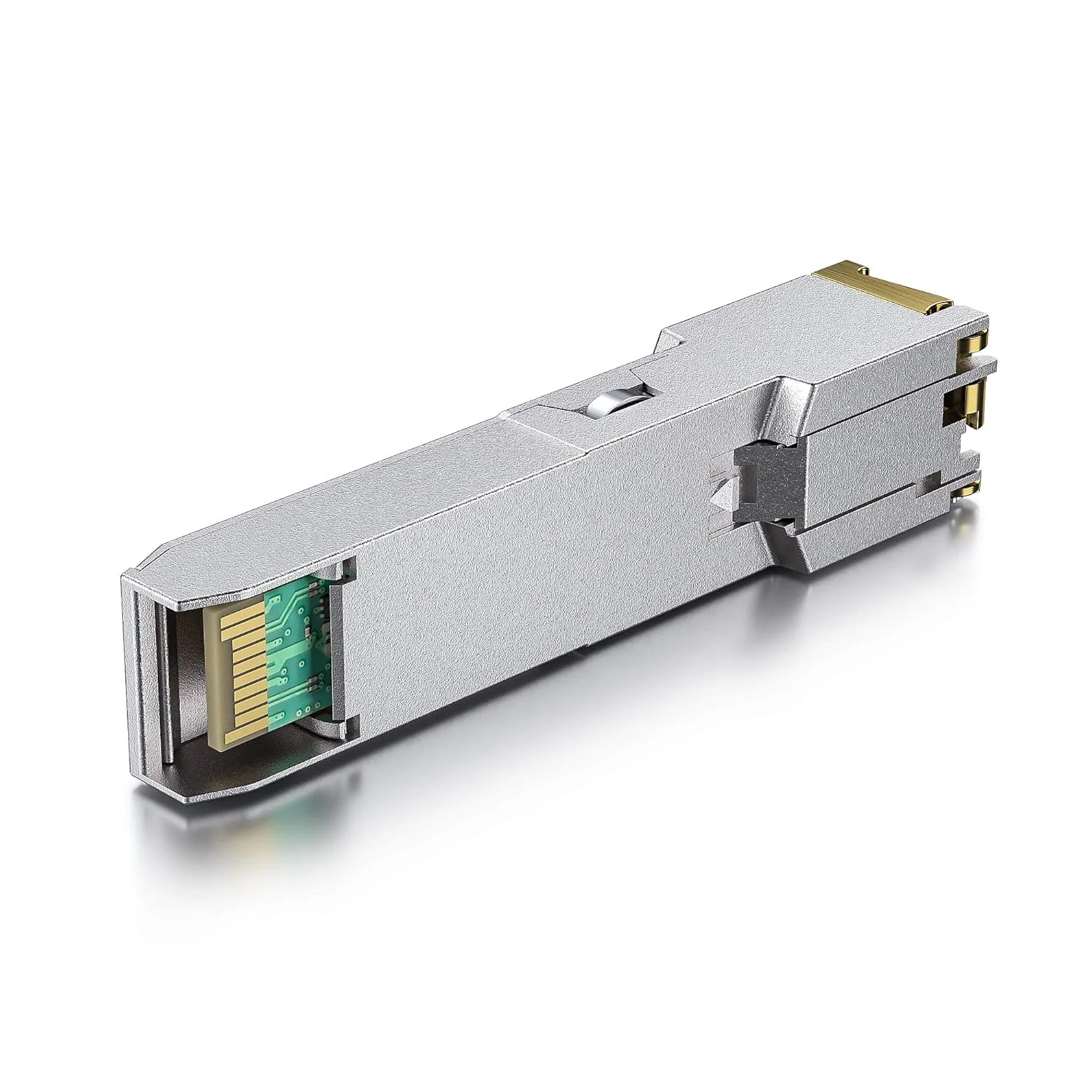 ماژول 4 عددی 1G SFP به RJ45، فرستنده و گیرنده اترنت مسی 1000Base-T، 100 متر، برای سیسکو SFP-GE-T، یوبیکیوتی UF-RJ45-1G، یونی‌فای، تی‌پی-لینک TL-SM331T، مراکی، میکروتیک، فورتی‌نت، اینتل، نت‌گیر