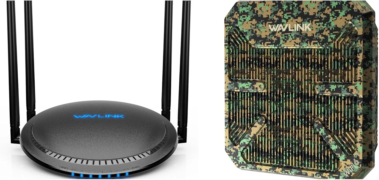 تکرار کننده وای فای 6 بیرونی WAVLINK AX3000 با روتر وای فای دو بانده AC1200