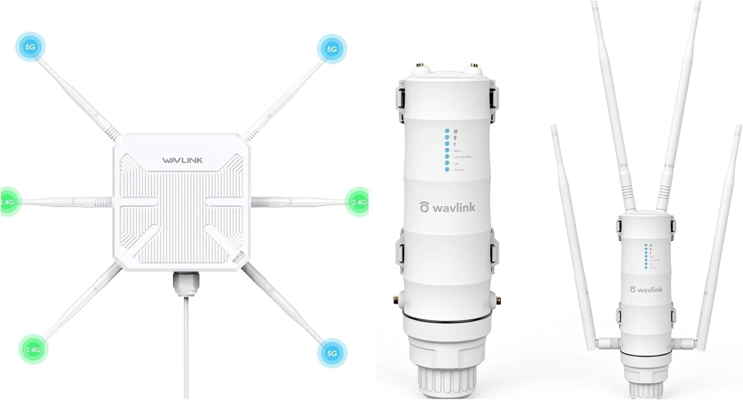 تقویت کننده وای فای بیرونی WAVLINK AX3000، تقویت کننده وای فای بیرونی AC1200 با برد بلند