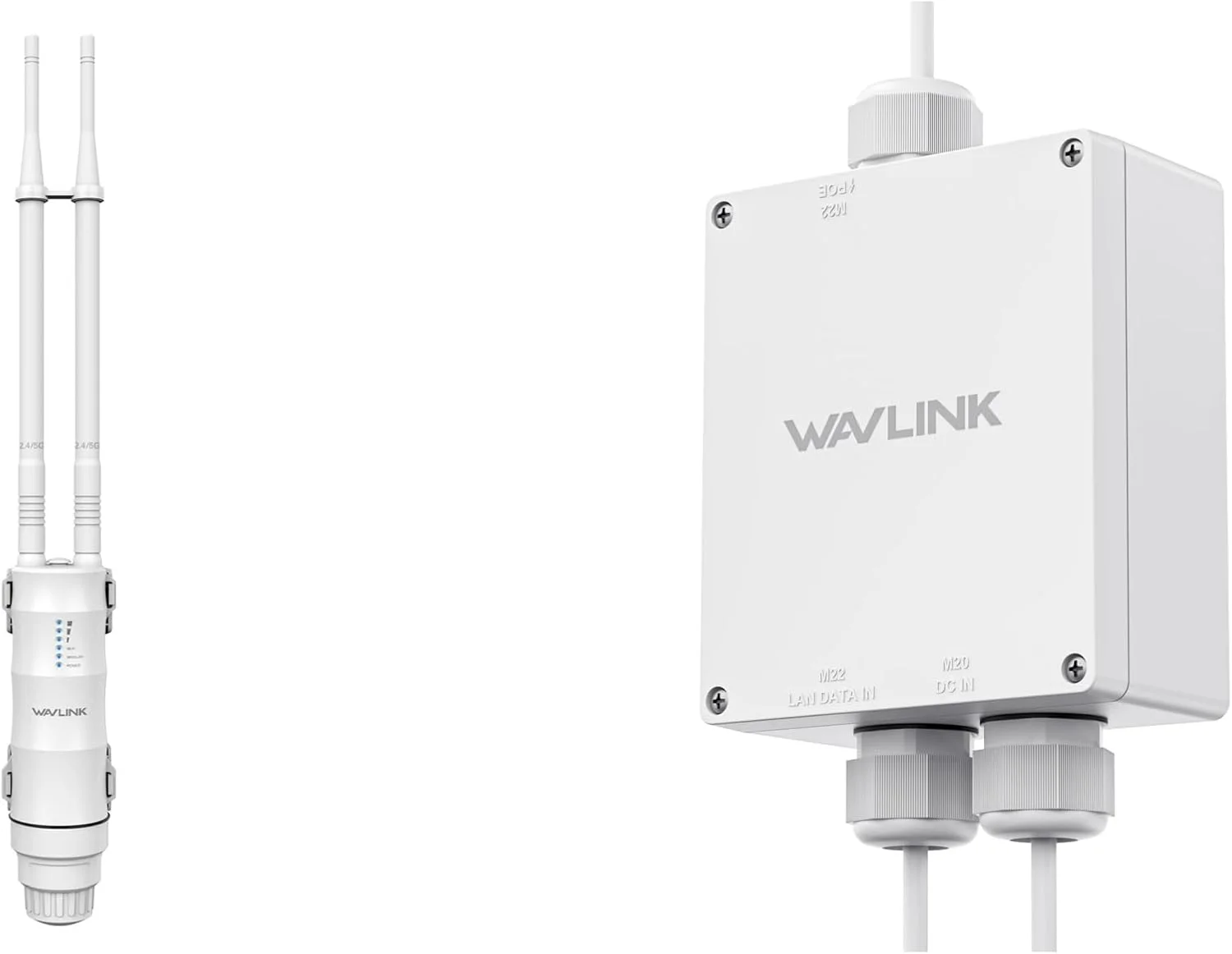 جعبه محافظ بیرونی و ضدآب WAVLINK AC600 WiFi با محافظ POE