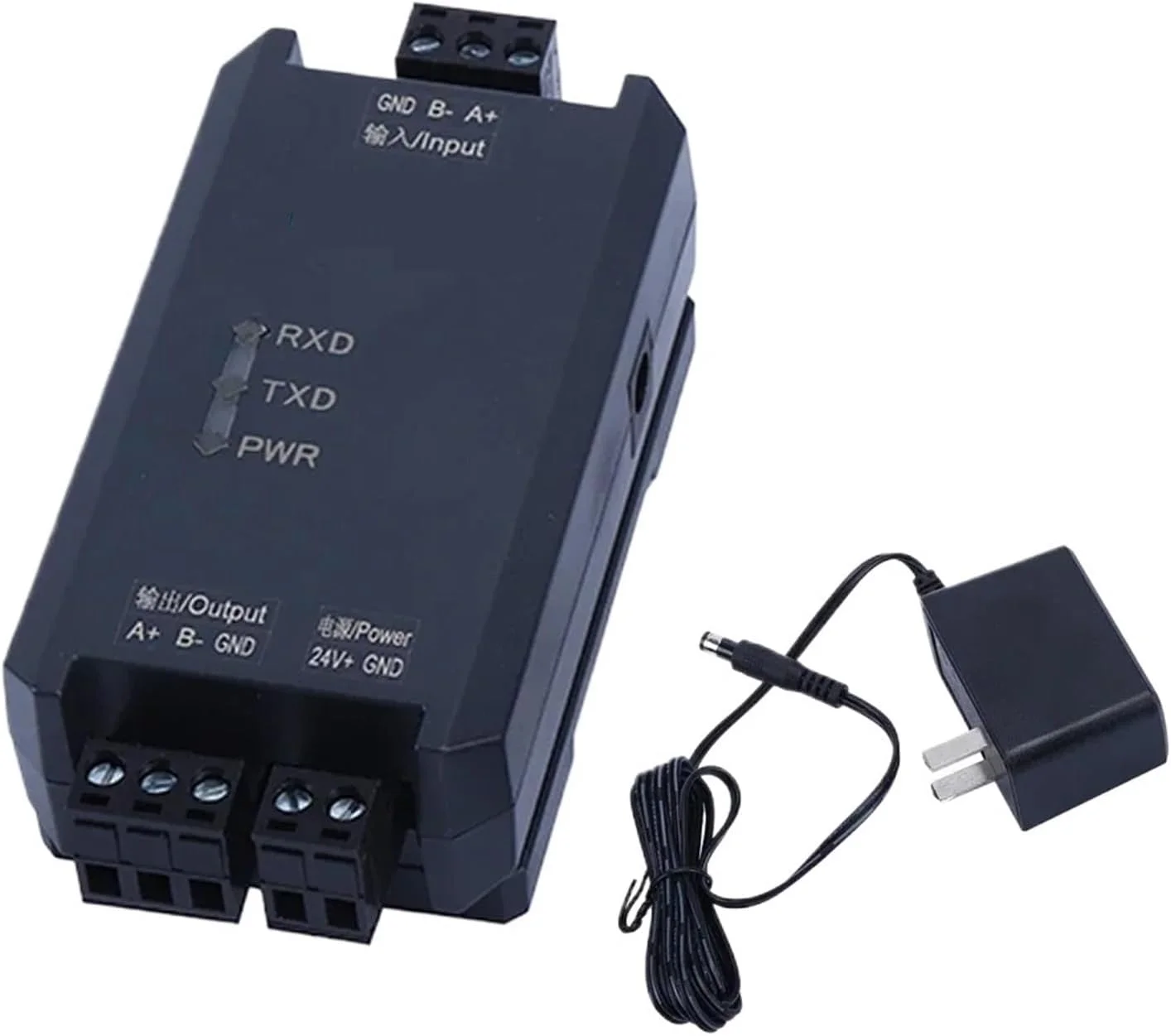 تکرار کننده RS485، تقویت کننده درجه صنعتی، توسعه دهنده فاصله RS-485، منبع تغذیه خارجی، 1 عدد