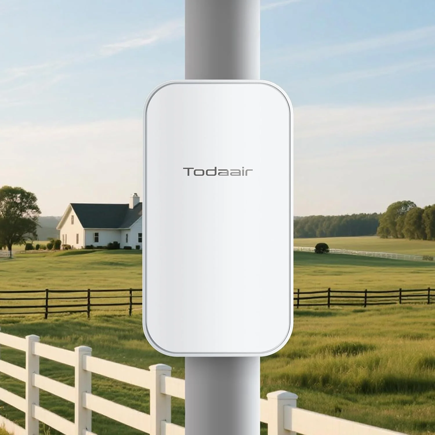 تقویت کننده WiFi بیرونی 2025، تقویت کننده WiFi و تقویت کننده سیگنال، ضد آب و هوا IP65، پوشش حداقل 3440 فوت مربع و 30 دستگاه، توسعه دهنده WiFi بیرونی برای مزرعه، حیاط، کارخانه