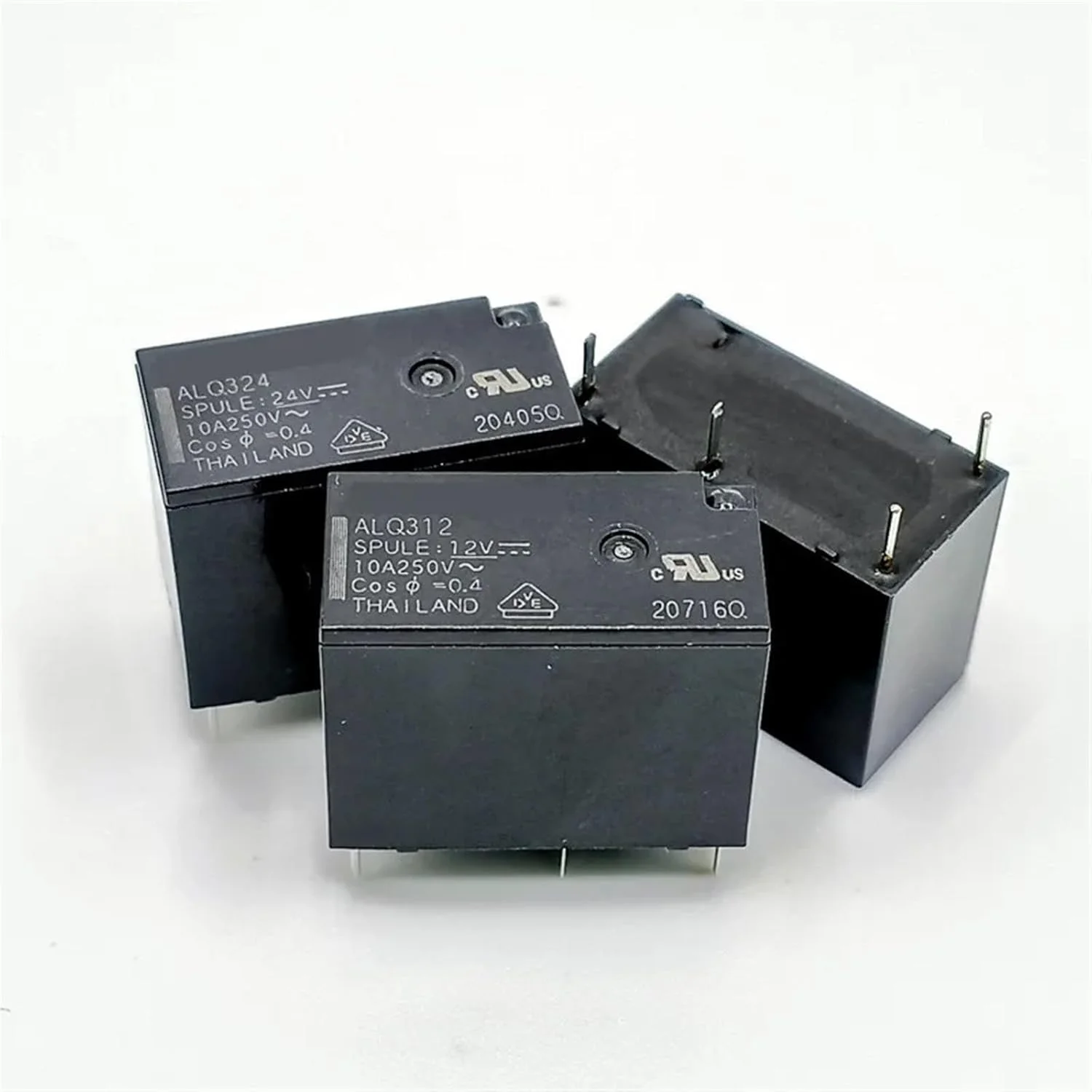 رله های توبایا ALQ305 ALQ312 ALQ324، 4 پین، 10 آمپر، 250 ولت (اندازه: 10 عدد ALQ312)