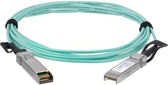 کابل فیبر نوری اکتیو +SFP به +SFP سازگار با Cisco SFP-10G-AOC3M، طول 3 متر