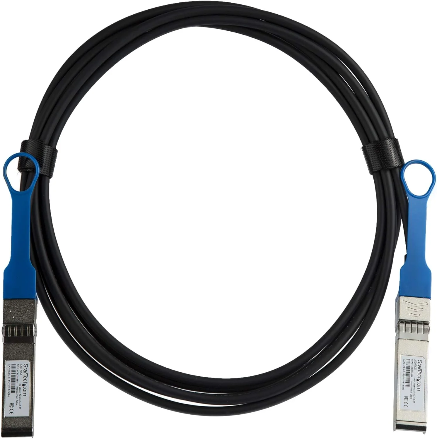 کابل اتصال مستقیم 3 متری SFP+ به SFP+ StarTech.com سازگار با HPE JD097C - کابل Twinax مسی 10GbE SFP+ DAC با توان پایین 10 گیگابیت بر ثانیه - فرستنده و گیرنده Mini GBIC غیرفعال Firepower A5500 (JD097CST)