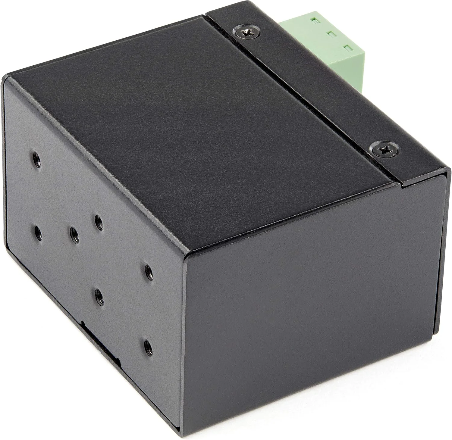 مبدل رسانه فیبر به اترنت صنعتی StarTech.com - SFP 100 مگابیت بر ثانیه به RJ45/Cat6 - فیبر نوری تک حالته/چند حالته به شبکه مسی - 12-56 ولت DC - IP-30/ -40 تا +75 درجه سانتیگراد (IMC100MSFP)