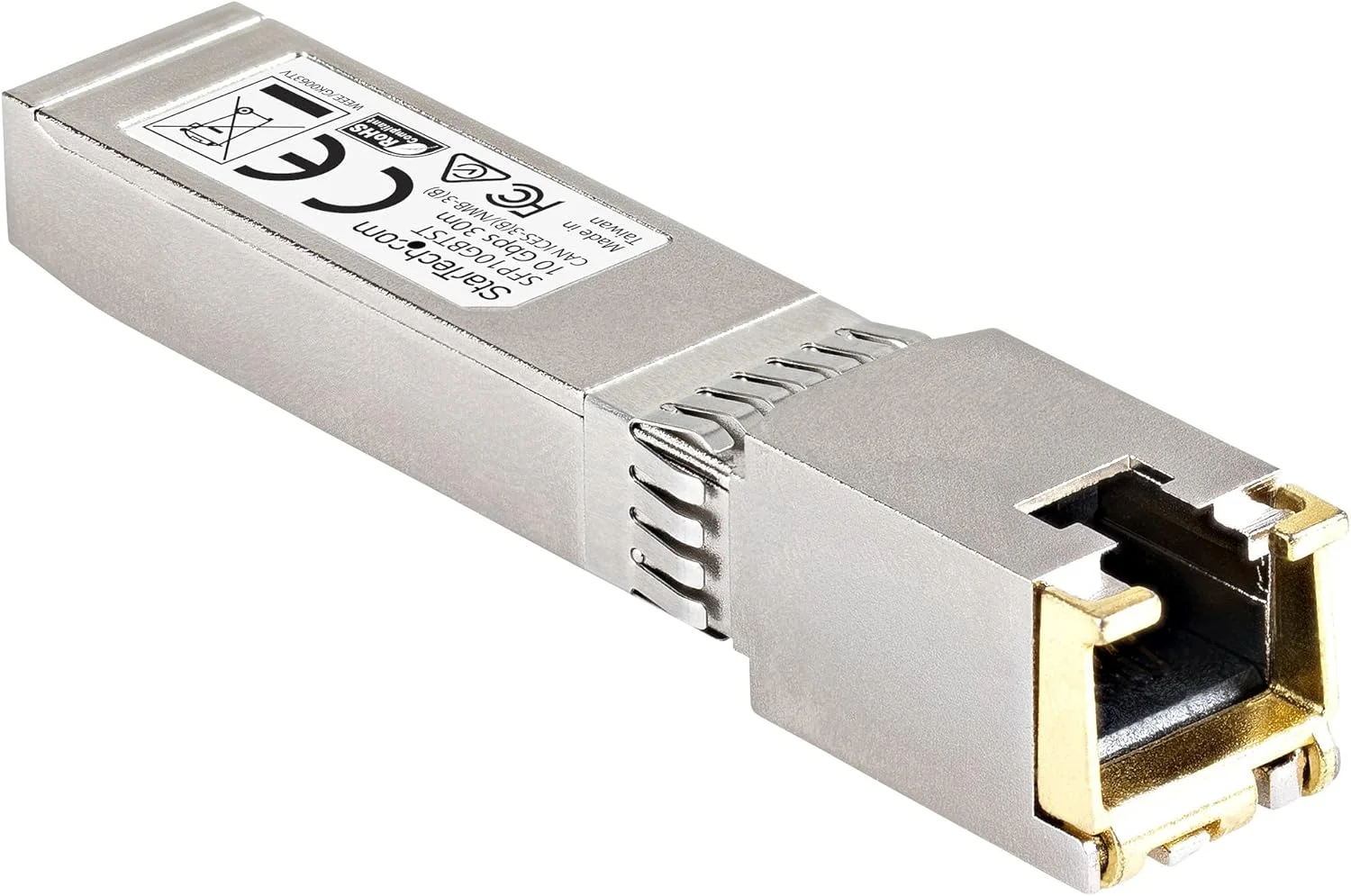 ماژول +SFP سازگار با Cisco SFP-10GB-T-X، 10GBASE-T، SFP به RJ45 Cat6/Cat5e، +SFP اترنت گیگابیتی 10GE، 30 متر ماژول +SFP سازگار با Cisco SFP-10GB-T-X، 10GBASE-T، SFP به RJ45 Cat6/Cat5e، +SFP اترنت گیگابیتی 10GE، 30 متر