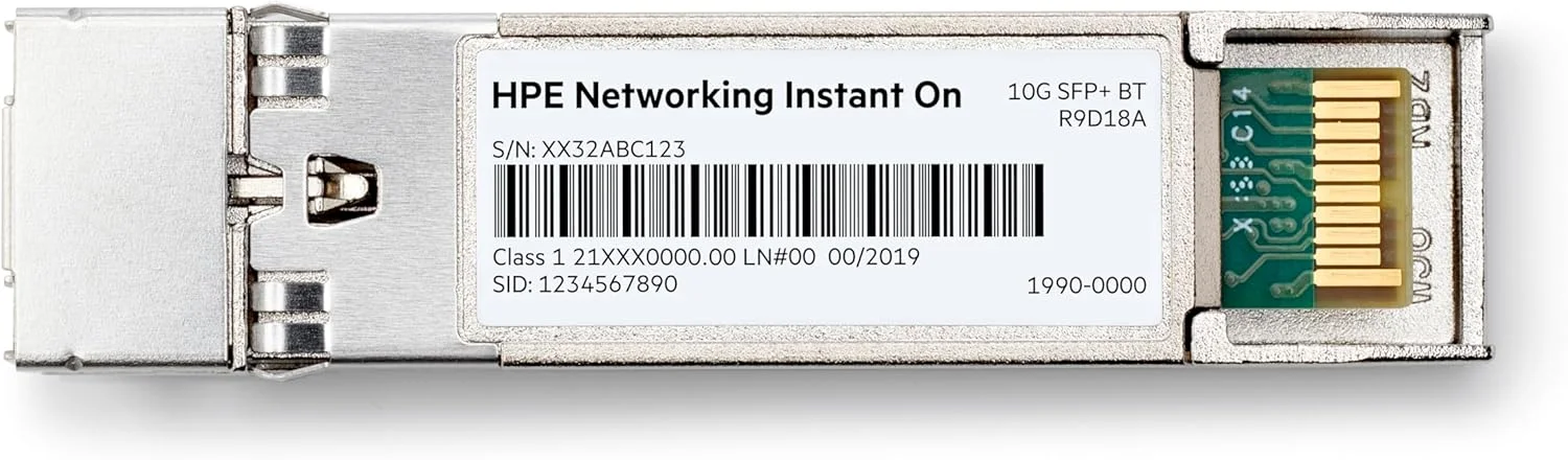 فرستنده و گیرنده HPE Networking Instant On 10G SFP+ LC SR برای اتصالات تا 300 متر (R9D18A)