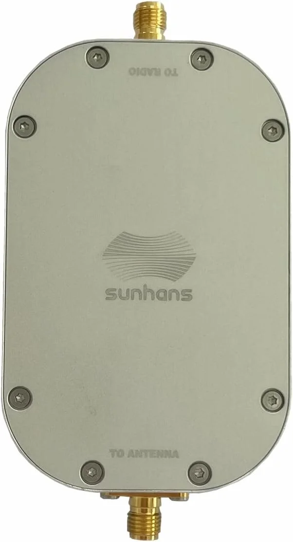 تقویت کننده سیگنال بی سیم RC ای سان آرسی، دو بانده 2.4 گیگاهرتز و 5.8 گیگاهرتز 2000mW 33dBm، تقویت کننده تکرار کننده سیگنال وای فای پهپاد، فوق سبک 77 گرم، برای پهپادها، تجهیزات RC