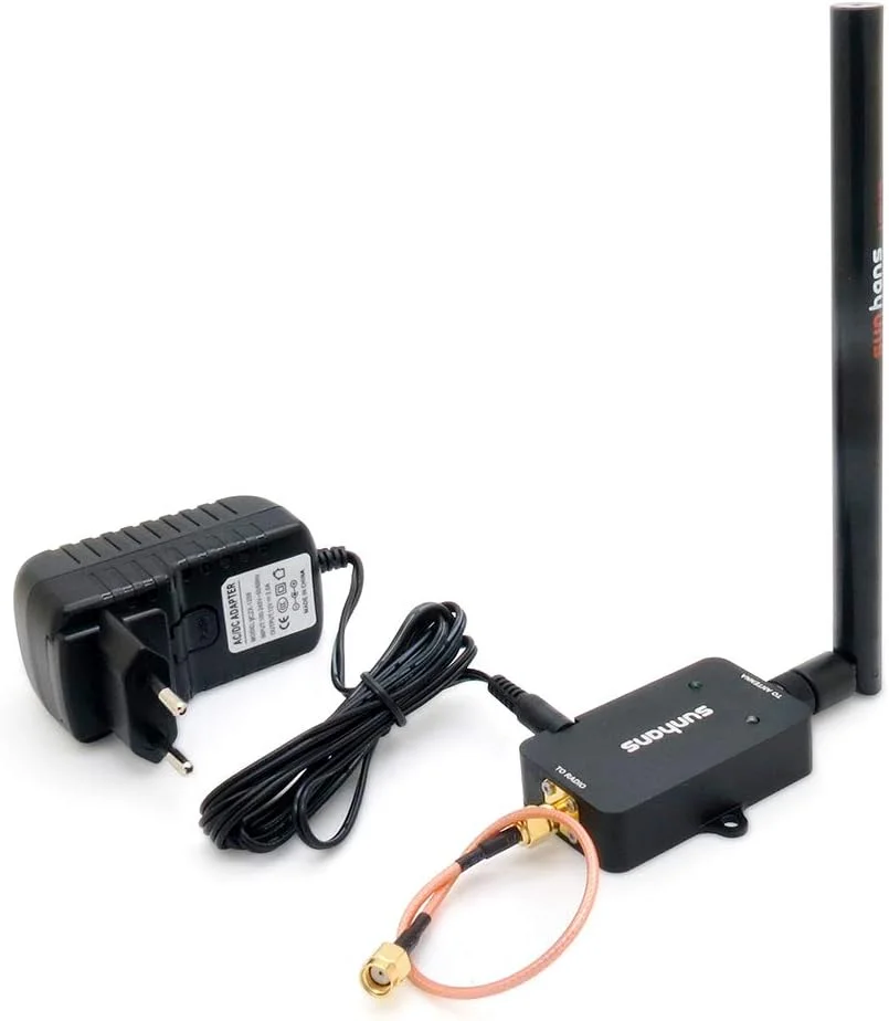 تقویت کننده سیگنال وای فای داخلی SH24BTA-N 3000mW 35dBm 2.4GHz 802.11b/g/n تقویت کننده بی سیم سیگنال توسعه دهنده تکرار کننده برای خانه، دفتر، دوربین های IP، تجهیزات RC