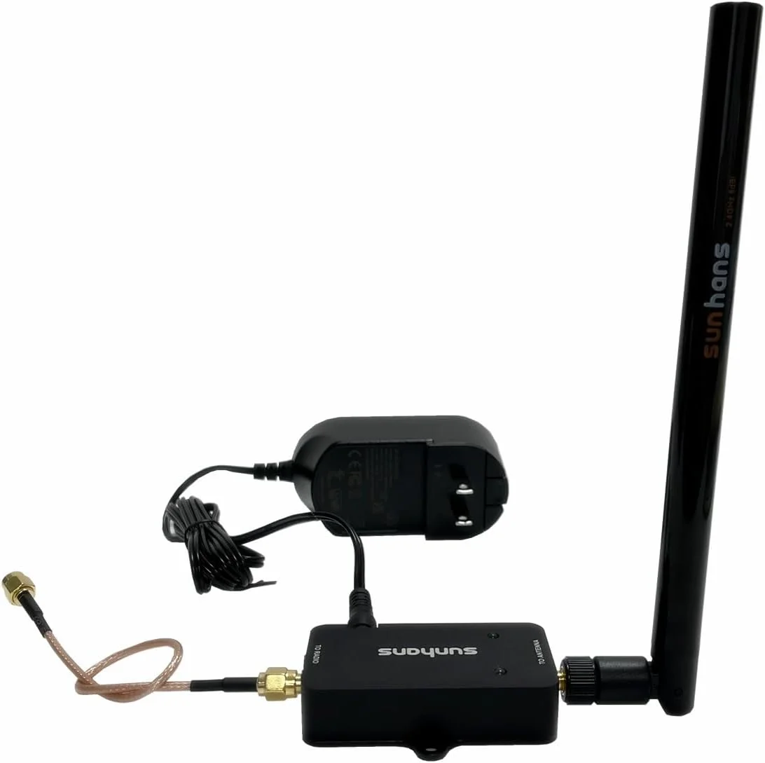 تقویت کننده سیگنال وای فای داخلی SH24BTA-N 3000mW 35dBm 2.4GHz 802.11b/g/n تقویت کننده بی سیم سیگنال توسعه دهنده تکرار کننده برای خانه، دفتر، دوربین های IP، تجهیزات RC