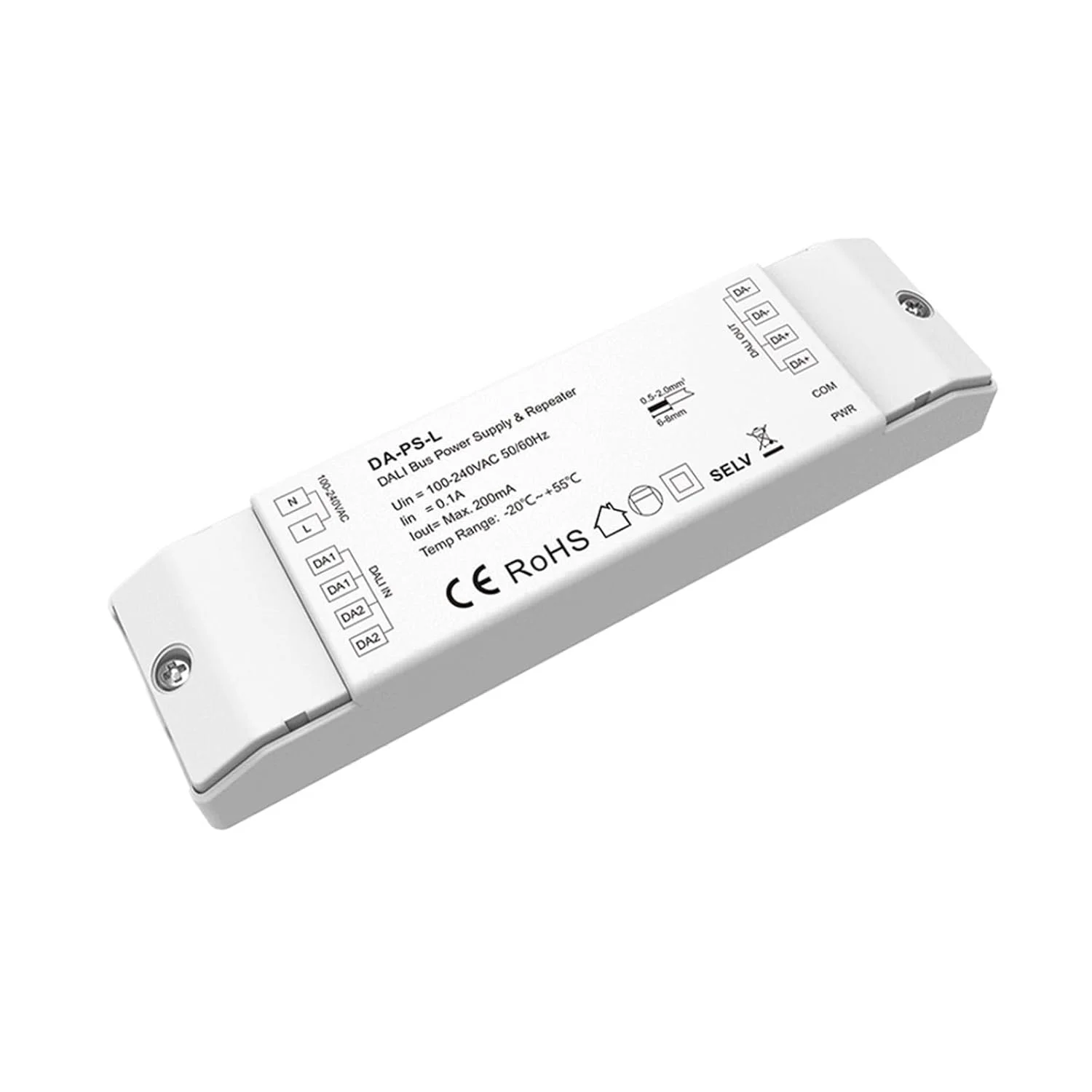 منبع تغذیه و تکرار کننده باس DALI، تکرار کننده DALI با منبع تغذیه یکپارچه DALI، تقویت و انتقال سیگنال های DALI (تکرار کننده جدید DALI)