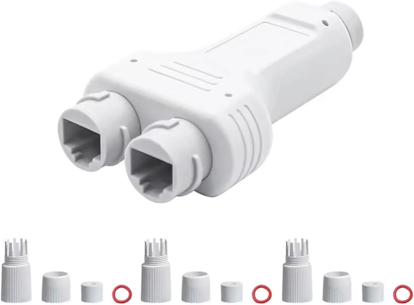 تکرار کننده POE یک ورودی دو خروجی، تکرار کننده اترنت تک پورت با توان 30 وات برای سوئیچ/تزریق کننده POE