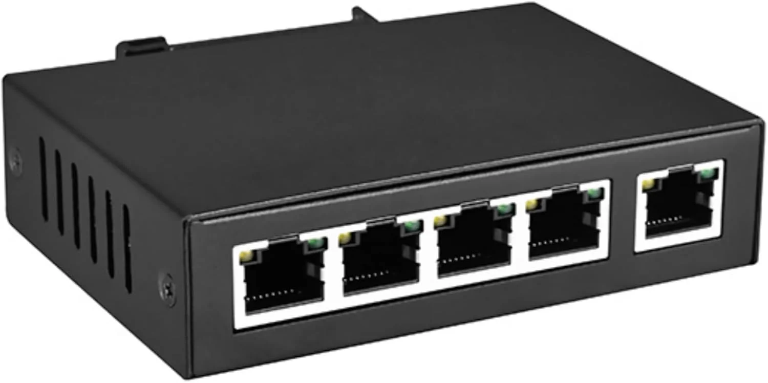 تکرار کننده POE 45-57 ولت 0.6 آمپر، 1 ورودی 4 خروجی، توسعه دهنده شبکه 120 متری، پشتیبانی از استاندارد IEEE802.3af IEEE802.3at برای پل بی سیم