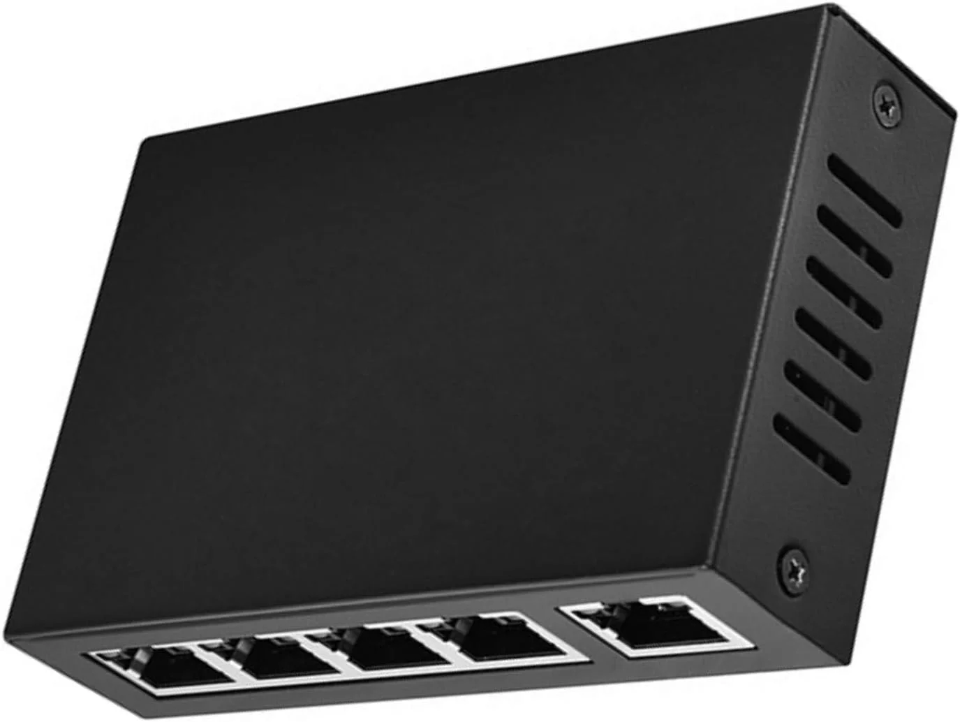 تکرار کننده POE شبکه 45-57 ولت 0.6 آمپر، 1 ورودی 4 خروجی 100 مگابیت بر ثانیه، برد اضافی 120 متری، پشتیبانی از استاندارد IEEE802.3af IEEE802.3at