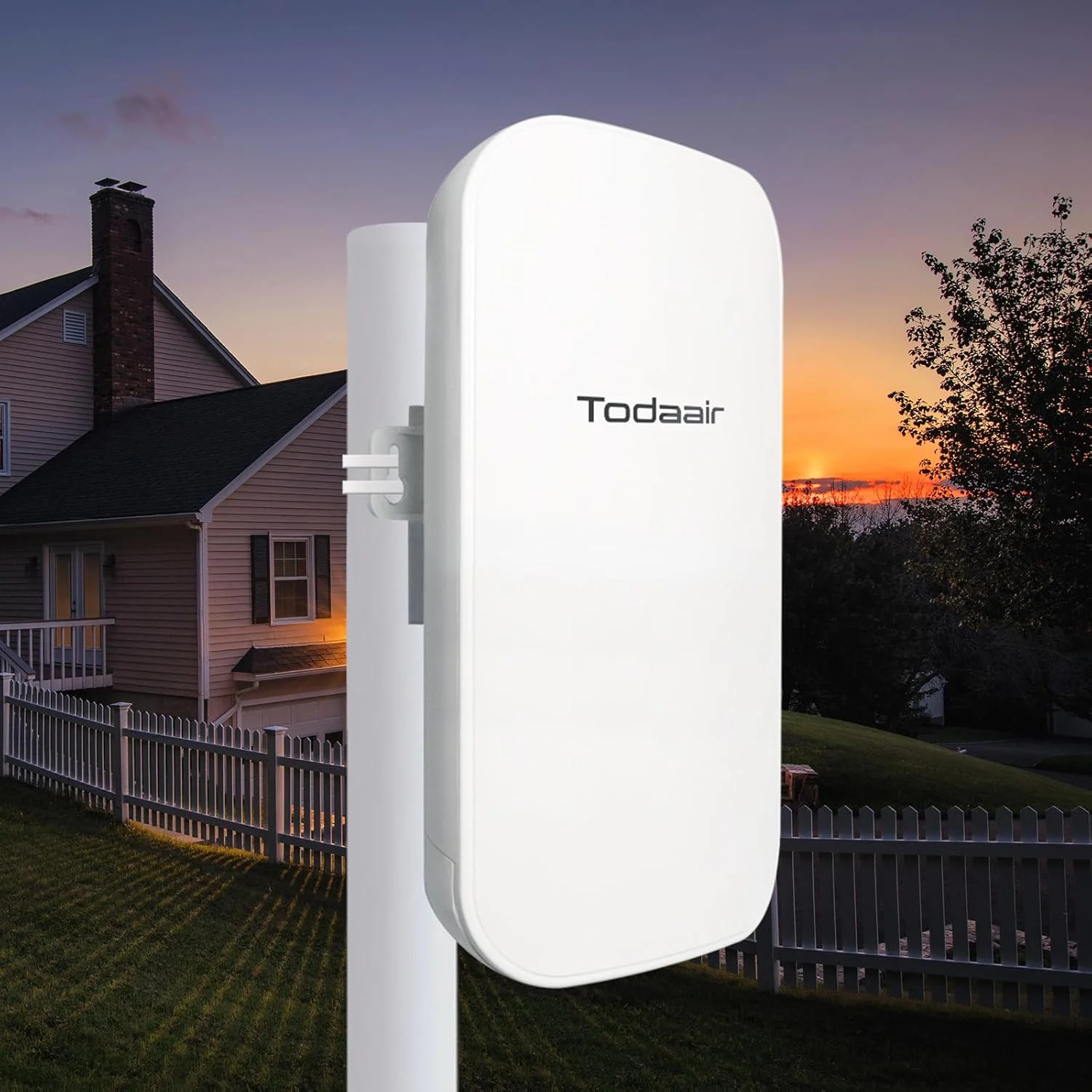 تقویت کننده WiFi فضای باز، تقویت کننده WiFi | نگهبان هوش مصنوعی | حالت تکرار کننده و AP | ضد آب IP65 | تکرار کننده WiFi دو بانده تا 1200 مگابیت در ثانیه | پوشش حداقل تا 320 متر مربع و 30 دستگاه