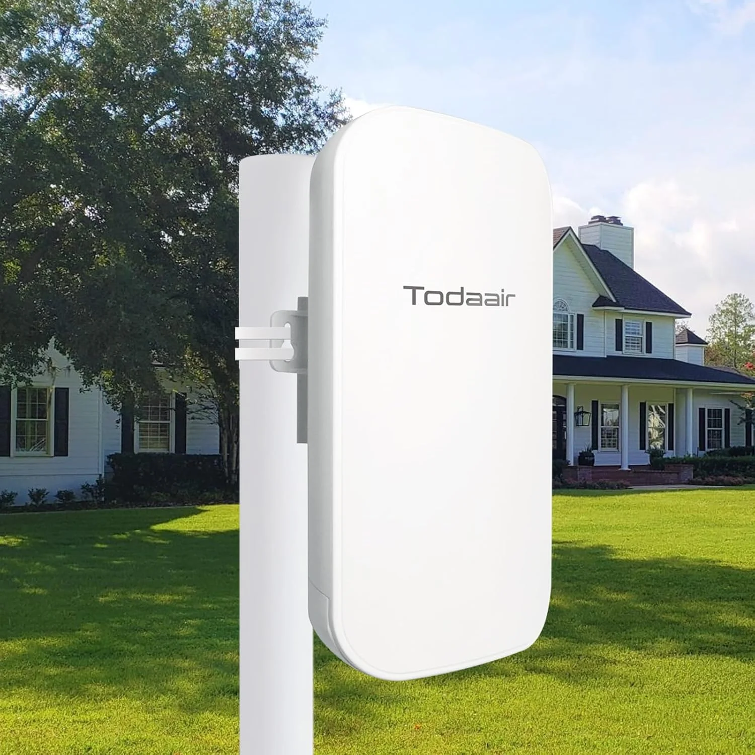 تقویت کننده وای فای فضای باز، تقویت کننده وای فای | حالت تکرار کننده و AP | ضد آب و هوا IP65 | تکرار کننده وای فای دو بانده تا 1200 مگابیت در ثانیه | پوشش تا حداقل 320 متر مربع و 30 دستگاه