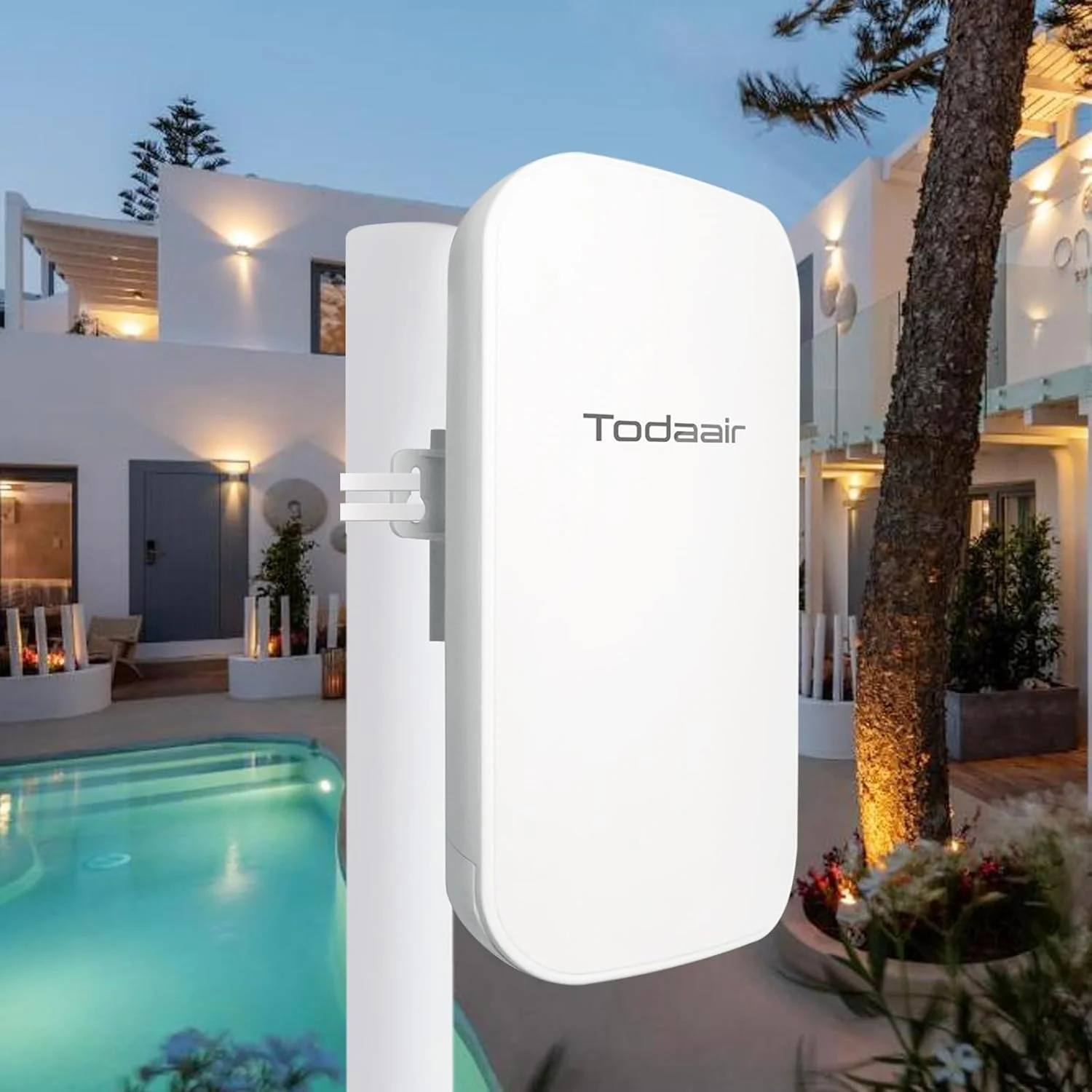 تقویت کننده WiFi فضای باز، تقویت کننده WiFi | نگهبان هوش مصنوعی | حالت تکرار کننده و AP | IP65 مقاوم در برابر آب و هوا | تکرار کننده WiFi دو بانده تا 1200 مگابیت در ثانیه | پوشش تا حداقل 320 متر مربع و 30 دستگاه