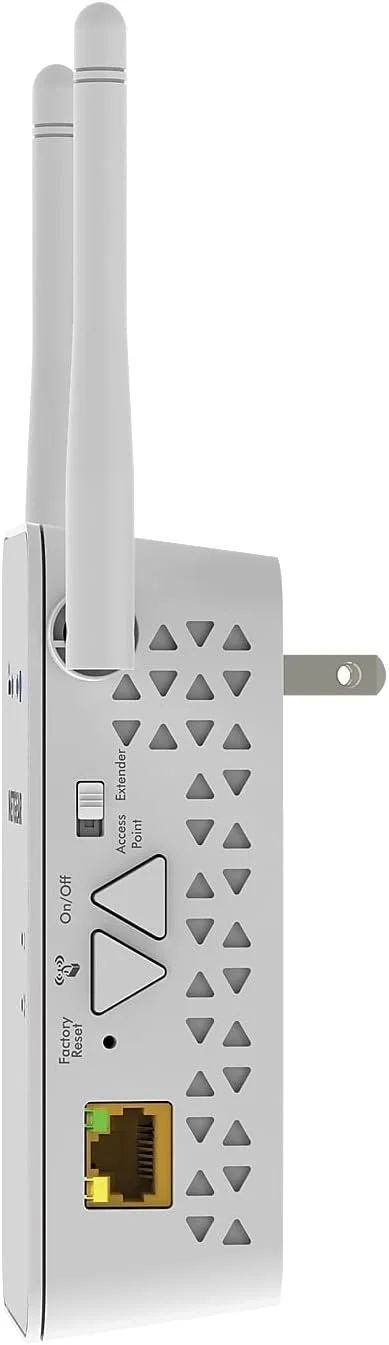 تقویت کننده محدوده وای فای مش NETGEAR EX6100 - پوشش تا 93 متر مربع و 15 دستگاه با تقویت کننده و تکرار کننده سیگنال بی سیم دو بانده AC750 (سرعت تا 750 مگابیت در ثانیه)، به علاوه رومینگ هوشمند مش تقویت کننده محدوده وای فای مش NETGEAR EX6100 - پوشش تا 93 متر مربع و 15 دستگاه با تقویت کننده و تکرار کننده سیگنال بی سیم دو بانده AC750 (سرعت تا 750 مگابیت در ثانیه)، به علاوه رومینگ هوشمند مش