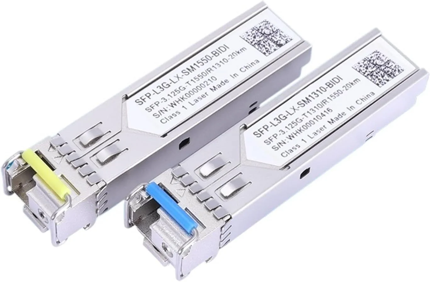 ماژول تکرار کننده SFP فیبر نوری 2.5/3.125G 1310/1550 10/15/20 کیلومتر SFP تک حالته تک و دو فیبر (جفت LC تک فیبر 3.125G 20KM)
