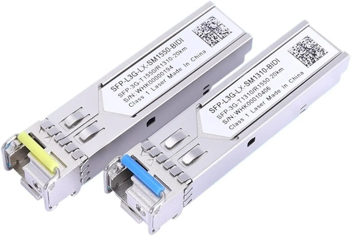 ماژول تکرار کننده SFP فیبر نوری 2.5/3.125G 1310/1550 10/15/20 کیلومتر SFP تک حالته تک و دو فیبر (جفت LC تک فیبر 3.125G 20KM)