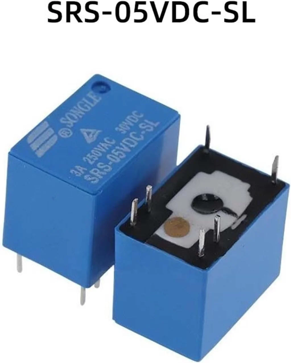 ۱۰ عدد رله SRS -05 12 24VDC-SL یک مجموعه تبدیل ۶ پین ۳ آمپر (اندازه: SRS-05VDC-SL 5V)