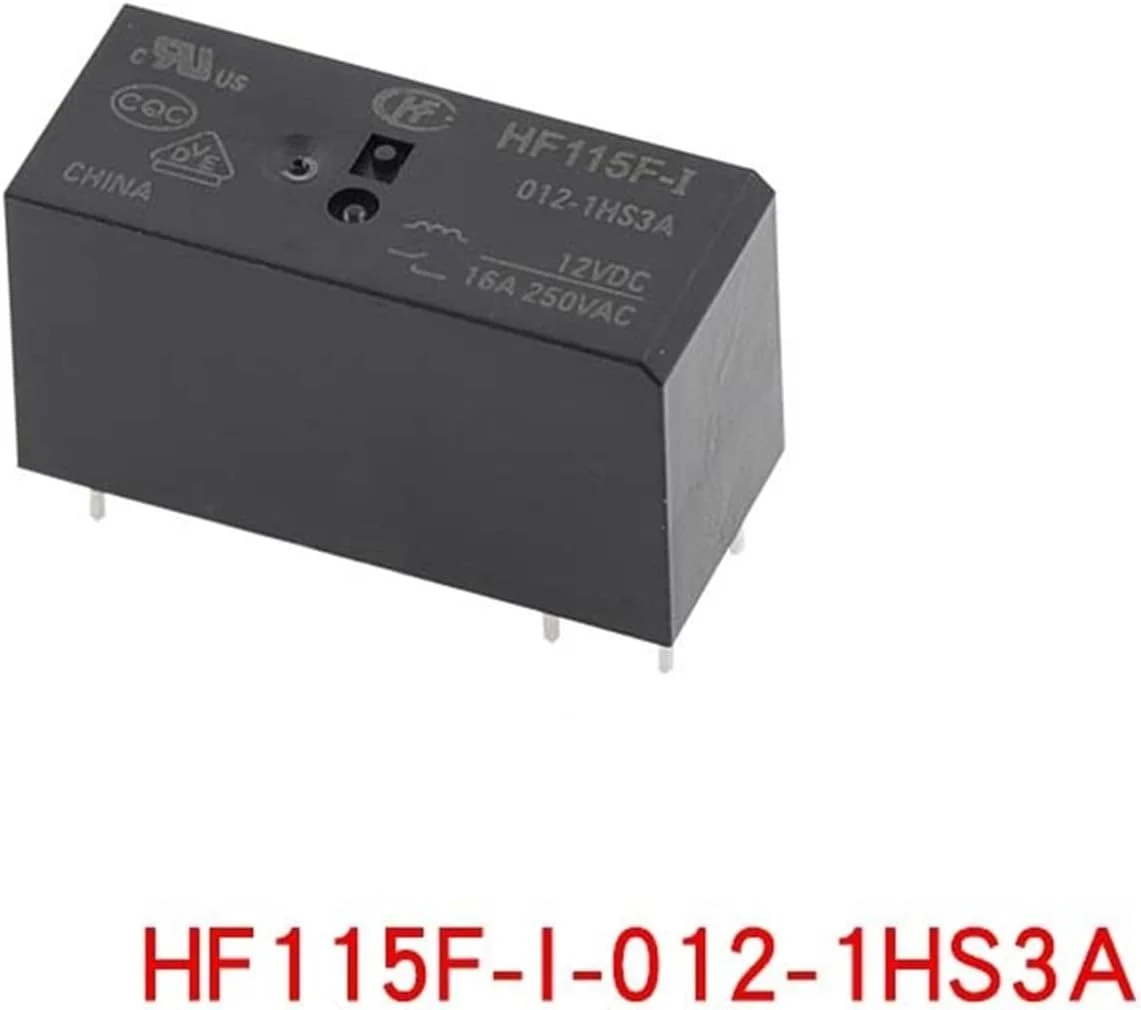 5 عدد / 10 عدد HF-115F-I -005 012 024-1HS3A یک مجموعه نرمال باز 6 پین 16A250VAC (رنگ: 5 عدد، اندازه: HF115F-I-012-1HS3A)