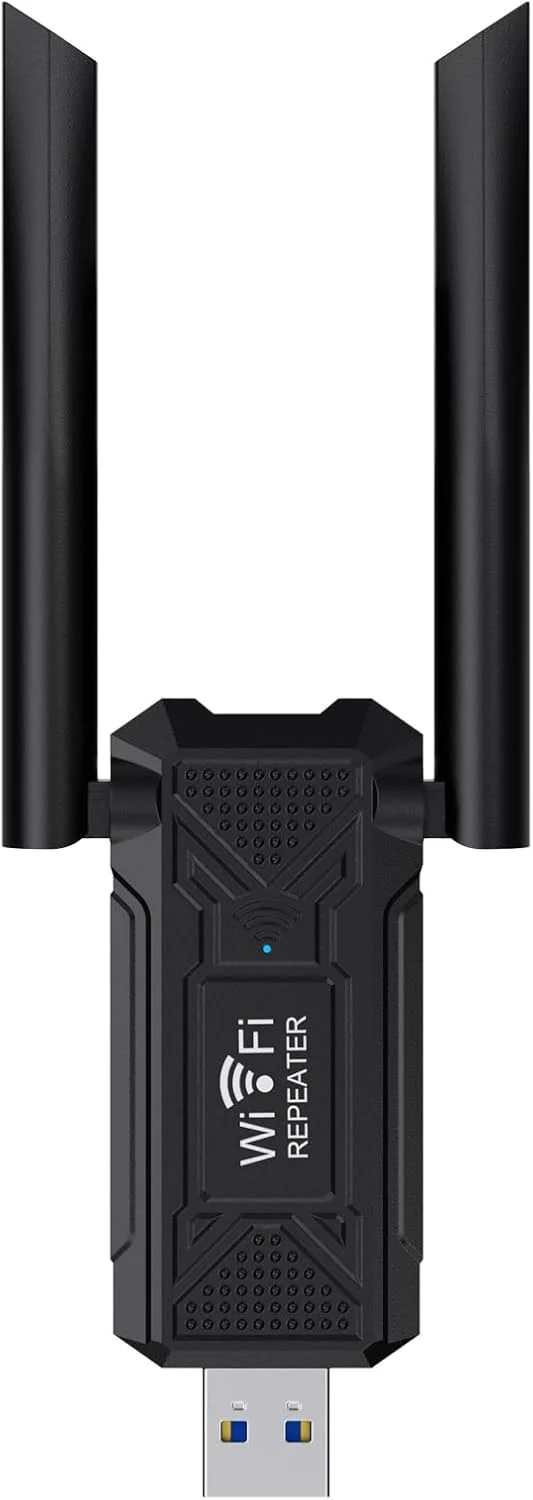 تقویت کننده سیگنال وای فای USB، مناسب برای تکرار کننده های وای فای خانگی، تقویت کننده وای فای بی سیم 2.4 گیگاهرتز، نصب آسان با یک کلیک