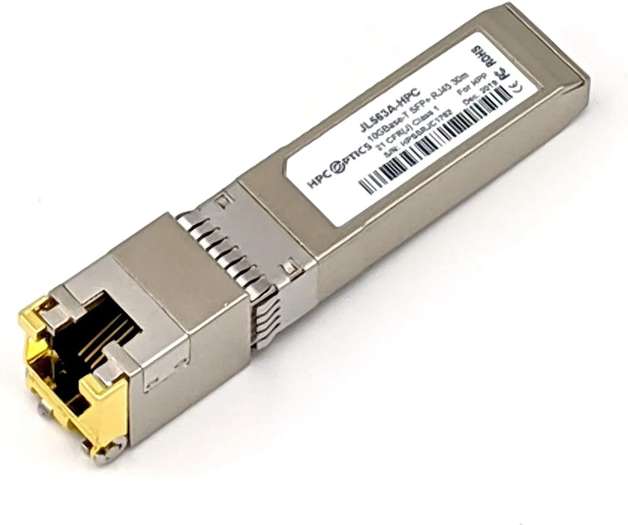فرستنده و گیرنده سازگار با HPE Aruba JL563A 10GBASE-T Copper SFP+ | اتصال RJ-45 10G-TX تا 30 متر JL563A-HPC