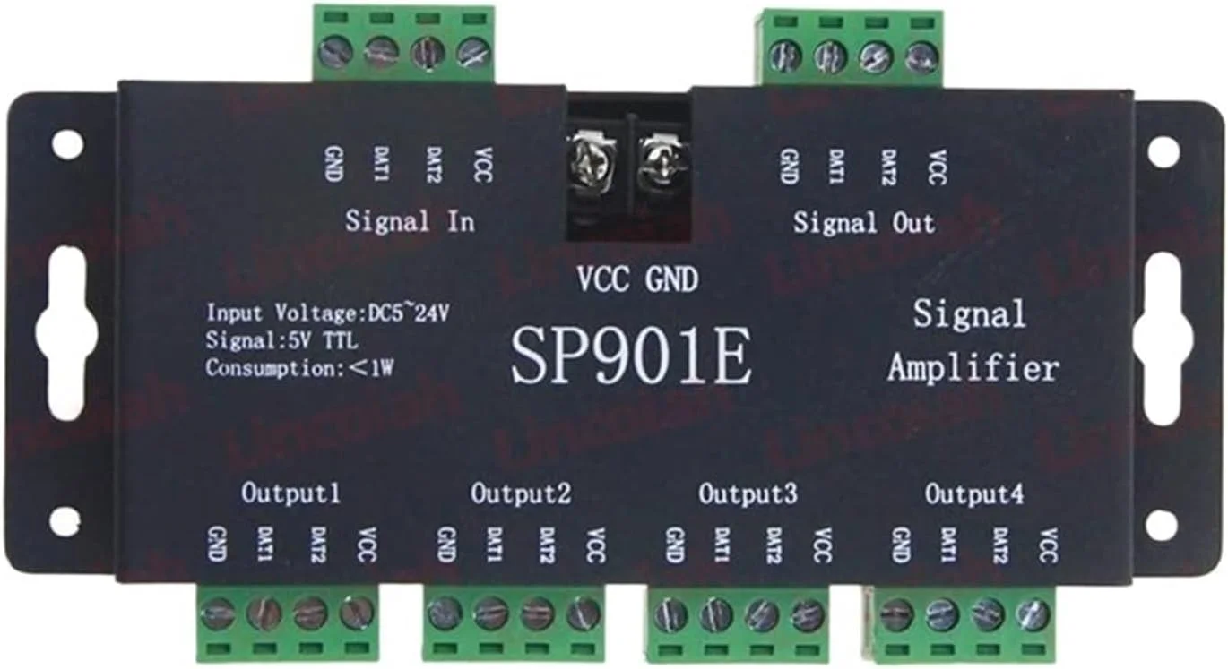 تقویت کننده سیگنال SPI مدل SP901E برای WS2812B WS2811 WS2813