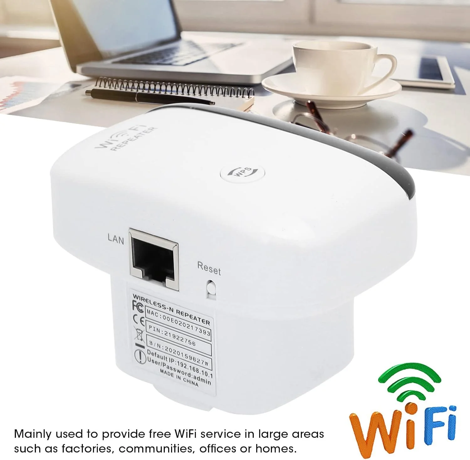 تکرار کننده FOSA 300Mbps، توسعه دهنده محدوده، تکرار کننده شبکه WLAN، توسعه دهنده مینی روتر