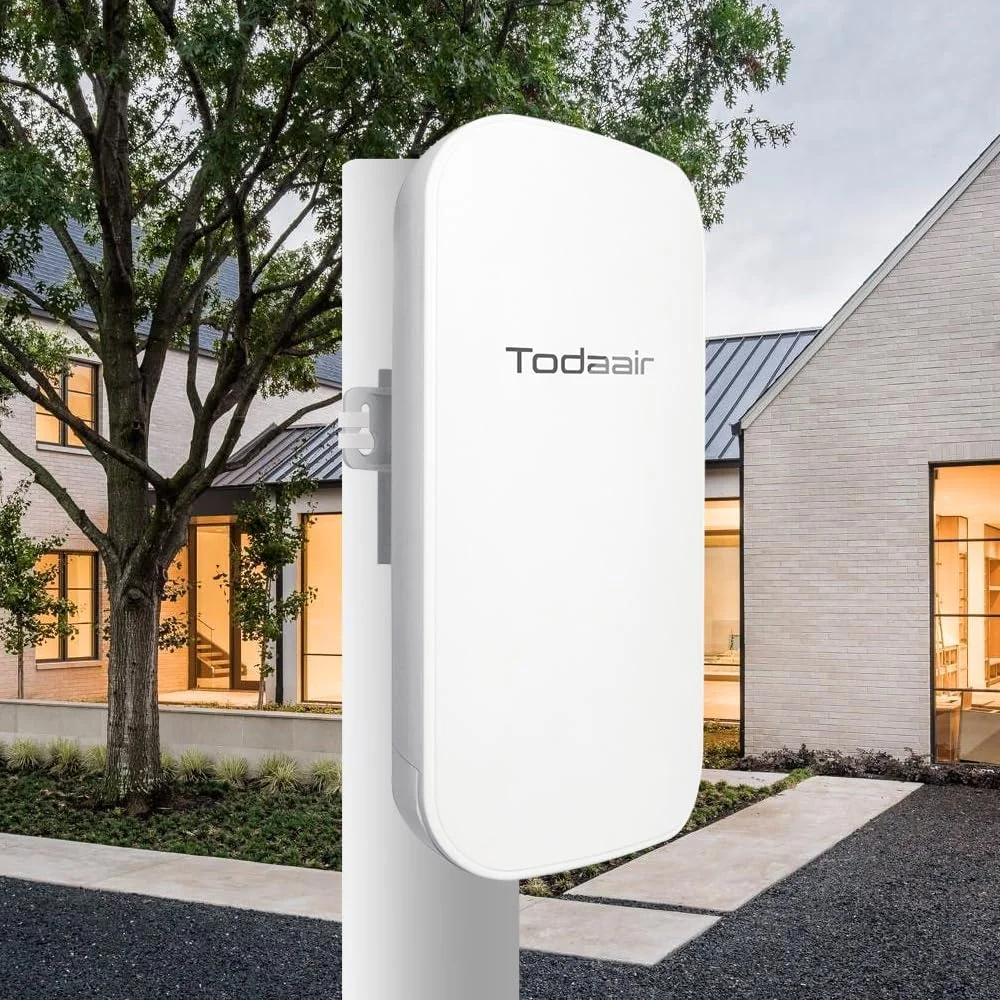 تقویت کننده وای فای بیرونی 2025، تقویت کننده وای فای | سگ نگهبان هوش مصنوعی | حالت تکرار کننده و AP | ضد آب و هوا IP65 | تکرار کننده وای فای دو بانده تا 1200 مگابیت بر ثانیه