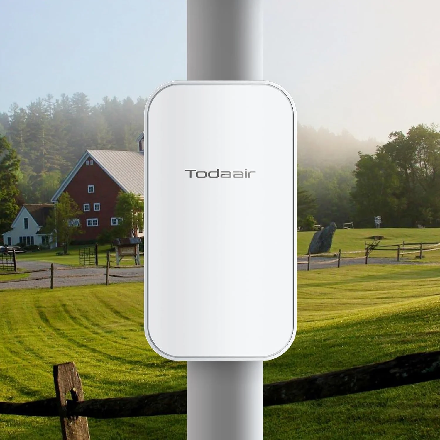 تقویت کننده وای فای بیرونی 2025، تقویت کننده سیگنال، ضد آب IP65، 12 ولت DC، توسعه دهنده وای فای بیرونی برای مزرعه، حیاط، کارخانه